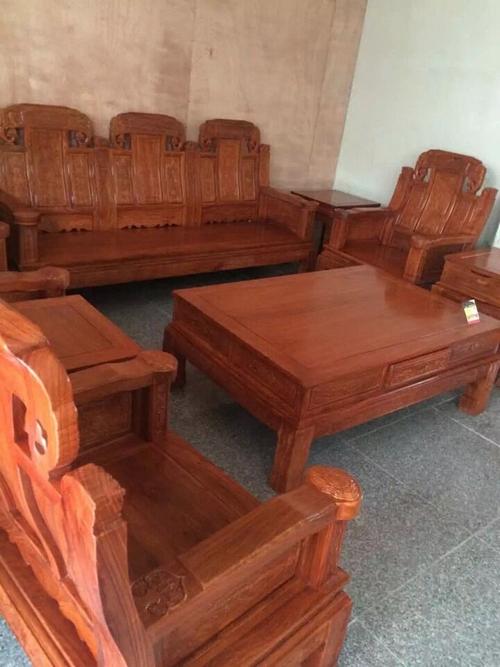 红木家具非洲花梨实木沙发象头沙发仿古中式客厅沙发组合